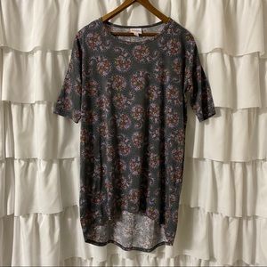 Gray Paisley Lularoe Short Sleeve T Shirt